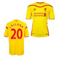 2014 15 liverpool away shirt lallana 20