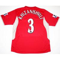 2006-07 Blackburn Match Issue Away Shirt Khizanishvili #3