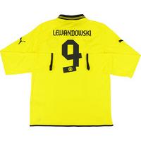 2012-13 Dortmund Home L/S Shirt Lewandowski #9 *w/Tags* BOYS