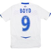 2008-09 Rangers Away Shirt Boyd #9 (Excellent) L.Boys