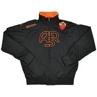 2012 13 roma kappa black woven jacket excellent xlboys