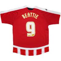 2008 09 sheffield united home shirt beattie 9 very good l