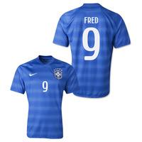 2014-15 Brazil World Cup Away Shirt (Fred 9)