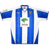 2003 04 malaga home shirt excellent xl