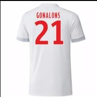 2017-18 Olympique Lyon Adidas Home Shirt (Kids) (Gonalons 21)