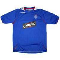 2006-07 Rangers Home Shirt (Excellent) Womens (XL)
