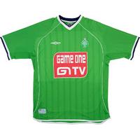 2002 03 saint etienne home shirt very good xxl