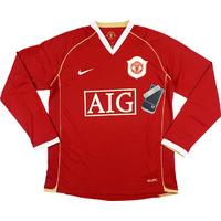 2006-07 Manchester United Home L/S Shirt *w/Tags* XXL