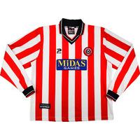 2000-02 Sheffield United Home L/S Shirt (Very Good) XL