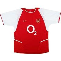 2002 04 arsenal home shirt very good xxl