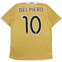 2008-09 Juventus Away Shirt Del Piero #10 *As New* L