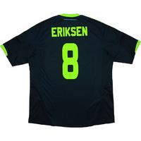 2012 13 ajax away shirt eriksen 8 excellent xl