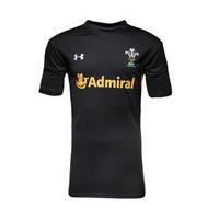 2015-2016 Wales Rugby WRU Supporters Training Shirt (Black)