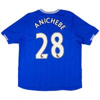 2009-10 Everton Home Shirt Anichebe #28 XL