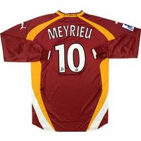 2000 01 metz match issue home ls shirt meyrieu 10