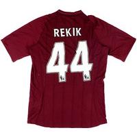 2012-13 Manchester City Match Issue Away Shirt Rekik #44