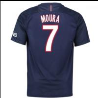 2016 17 psg home shirt moura 7 kids