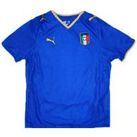 2007-08 Italy Home Shirt (Very Good) XL.Boys