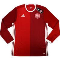 2016 Denmark Adizero Player Issue Home L/S Shirt *BNIB*