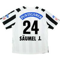 2007 08 sturm graz match issue home shirt sumel j 24