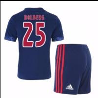 2017 18 ajax adidas away mini kit dolberg 25