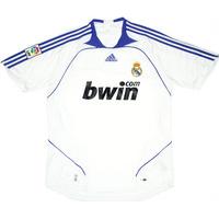 2007-08 Real Madrid Home Shirt (Very Good) L