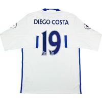 2016-17 Chelsea Third L/S Shirt Diego Costa #19 *w/Tags* L