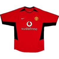 2002 04 manchester united home shirt good l