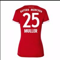 2017-18 Bayern Munich Home Womens Shirt (Muller 25)