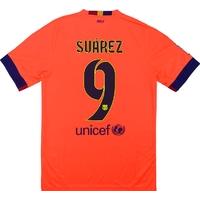 2014 15 barcelona away shirt surez 9 wtags