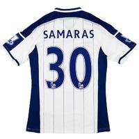 2014 15 west brom match issue home shirt samaras 30