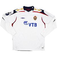 2008 09 cska moscow match worn uefa cup away ls shirt rahimic 25 v fey ...