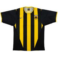 2002 04 aek athens home shirt very good m