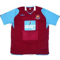 2008-09 West Ham Home Shirt (Very Good) XL