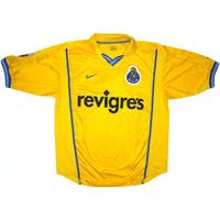 2000 01 porto away shirt excellent l