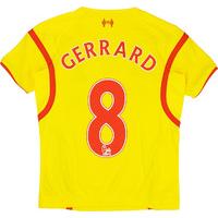 2014 15 liverpool away shirt gerrard 8 wtags womens s