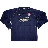 2003-04 West Ham Away L/S Shirt (Excellent) L