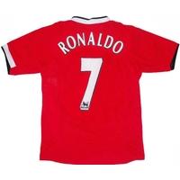 2004-06 Manchester United Home Shirt Ronaldo #7 (Good) S.Boys