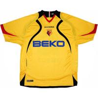 2007-08 Watford Home Shirt (Excellent) L