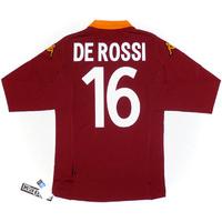 2012-13 Roma Home L/S Shirt De Rossi #16 *w/Tags*