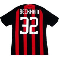 2008-09 AC Milan Home Shirt Beckham #32 *w/Tags* XL