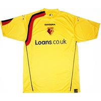 2005-06 Watford Home Shirt (Very Good) XL