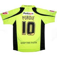2009-10 Oldham Match Issue Third Shirt Purdie #10 M