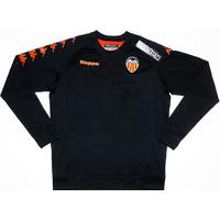 2009-10 Valencia Kappa Black Training Jumper *BNIB* XXL