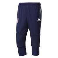 2017-2018 Bayern Munich Adidas Three Quarter Length Pants (Navy)