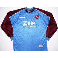 2001 02 salernitana ls away shirt as new xxl