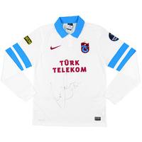 2012-13 Trabzonspor Match Issue Signed Away L/S Shirt Adrian #10