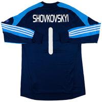 2013 14 dynamo kiev match issue europa league gk shirt shovkovskyi 1 w ...
