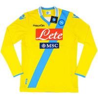 2013-14 Napoli Player Issue Third L/S Shirt *BNIB* S