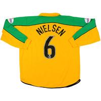 2001-03 Norwich Centenary Match Issue Home Shirt Nielsen #6